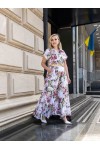 Платье Алена гортензия букет