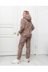 Костюм спортивный на флисе Аврора бежевый