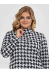 Женское платье Нино черно-белый