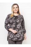 Женский трикотажный костюм Лилия металлик
