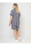Костюм з шортами Изабелла синяя полоса
