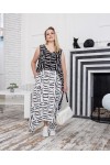 Сарафан Роксана газета черная