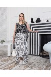 Сарафан Роксана газета черная