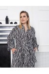 Женский летний костюм Фиби зебра