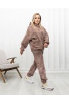 Костюм спортивный на флисе Лаки беж