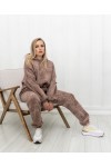 Костюм спортивный на флисе Лаки беж