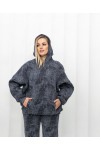 Костюм спортивный на флисе Лаки графит