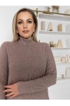 Платье из трикотажной ангоры Ева беж
