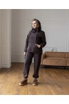 Костюм спортивный на флисе Муза шоколад