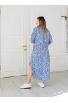 Платье-рубашка Джил голубой