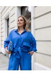 Женский брючний комплект Дали электрик