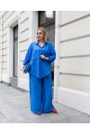 Женский брючний комплект Дали электрик