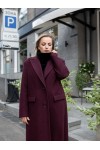 Женское демисезонное пальто Даяна марсала