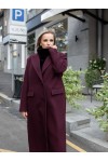 Женское демисезонное пальто Даяна марсала