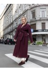 Женское демисезонное пальто Даяна марсала