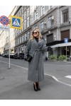Стильное демисезонное пальто Сейди серый