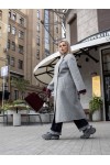 Женское демисезонное пальто Сейди серый