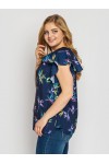 Блуза женская Альбина синяя