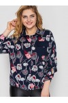 Рубашка женская Китти синяя
