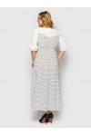 Платье Росава белое горох