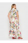Платье Алена гортензия белое