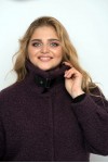 Куртка короткая Энджи экомех марсала